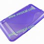Purple S Style TPU Gel Case Cover Skin for Motorola XT681