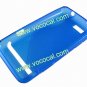 Blue S Style TPU Gel Case Cover Skin for Motorola XT681