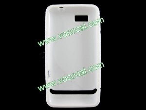 White S Style TPU Gel Case Cover Skin for Motorola XT681