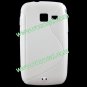 White S Style TPU Gel Case Cover Skin for Samsung Wave Y S5380