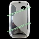 Clear S Style TPU Case Cover Skin for Motorola Domino XT531 XT532