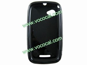 Black S Style TPU Case Cover Skin for Motorola Domino+ XT531 XT532