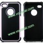 Pink Honeycomb Silicone Plastic Hard Case Cover for iPhone 4 4G 4S 4GS