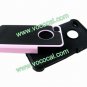 Pink Honeycomb Silicone Plastic Hard Case Cover for iPhone 4 4G 4S 4GS