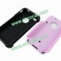 Pink Honeycomb Silicone Plastic Hard Case Cover for iPhone 4 4G 4S 4GS