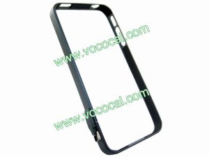 Grey Aluminium Metal Bumper Case Cover Stylus Pen for iPhone 4 4G 4S