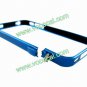 Blue Aluminium Metal Bumper Case Cover Stylus Pen for iPhone 4 4G 4S