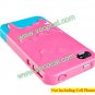 Rose 3D Cartoon Melt Ice Cream Hard Case Cover for iPhone 4 4G 4S