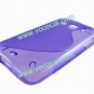 Purple S Style TPU Case Cover Skin for Samsung Galaxy Xcover S5690