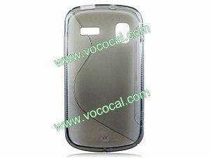 Grey S Style TPU Protective Case Cover for Samsung Focus I917