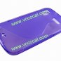 Purple S Style TPU Protective Case Cover for Samsung Focus I917