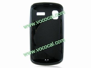 Black S Style TPU Protective Case Cover for Samsung Focus I917