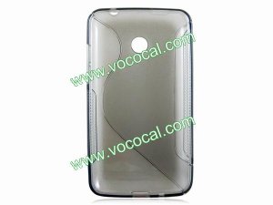 Grey S Style TPU Protective Case Cover for LG E510 Optimus Glare