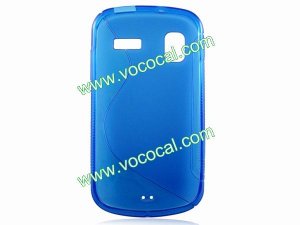 Blue S Style TPU Protective Case Cover Skin for Samsung Focus I917