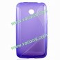 Purple S Style TPU Protective Case Cover for LG E510 Optimus Glare
