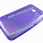 Purple S Style TPU Protective Case Cover for LG E510 Optimus Glare