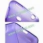Purple S Style TPU Protective Case Cover for LG E510 Optimus Glare