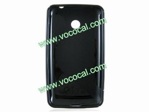 Black S Style TPU Protective Case Cover for LG Optimus Glare E510