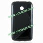 Black S Style TPU Protective Case Cover for LG Optimus Glare E510