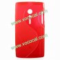 Red S Style TPU Protective Case Cover for Sony Xperia Ion LT28at