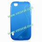 Blue S Style TPU Protective Case Cover for LG E730 Optimus Sol Victor