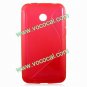 Red S Style TPU Protective Case Cover for LG Optimus Glare E510