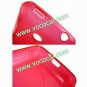 Red S Style TPU Protective Case Cover for LG Optimus Glare E510