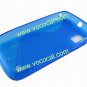 Blue S Style TPU Gel Protective Case Back Cover for ZTE N860