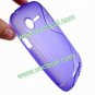 Purple S Style TPU Protective Case Cover for Lenovo Lephone A500