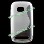 Clear S Style TPU Gel Protective Case Cover for Nokia Lumia 710