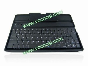 Wireless Bluetooth Keyboard Aluminium Metal Case Cover for iPad 2
