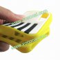 Fashion Protective Silicone Piano Key Case Cover Skin for iPhone 5 Yellow