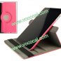 360 Rotating PU Leather Flip Stand Case Cover Skin for iPad Mini Rose