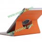 360 Degree Rotating PU Leather Flip Stand Case Cover Skin for iPad Mini Orange