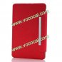 360 Rotating PU Leather Flip Stand Case Cover Skin for iPad Mini Red