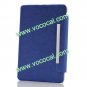 360 Rotating PU Leather Protective Stand Case Cover Skin for iPad Mini Dark Blue
