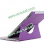 360 Degree Rotating PU Leather Flip Stand Case Cover Skin for iPad Mini Purple