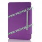 360 Degree Rotating PU Leather Flip Stand Case Cover Skin for iPad Mini Purple