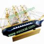 Wooden Decorative Sailing Sail Boat Ship Model Craft Gift Dark Blue 40CM