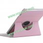 360 Rotating PU Leather Flip Stand Case Cover Skin for iPad Mini Pink