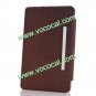 360 Degree Rotating PU Leather Flip Stand Case Cover Skin for iPad Mini Brown