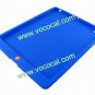 Dark Blue Cartoon Jelly Bean Button Silicone Case Cover for the new iPad (3rd Generation)