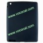 Black Cartoon Jelly Bean Button Silicone Gel Case Cover for the new iPad (3rd Generation)