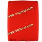 Red Cartoon Jelly Bean Button Silicone Gel Case Cover for the new iPad (3rd Generation)