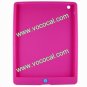 Rose Cute Cartoon Jelly Bean Button Silicone Case Cover for the new iPad (3rd Generation)