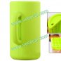 Green 3D Mug Cartoon Silicone Stand Case Cover Skin for iPhone 4 4G 4S