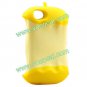 Yellow Apple Core 3D Cartoon Silicond Case Cover for iPhone 4 4G 4S
