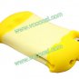 Yellow Apple Core 3D Cartoon Silicond Case Cover for iPhone 4 4G 4S