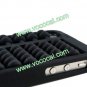 Black Retro Abacus 3D Silicone Gel Case Cover for iPhone 4 4G 4S
