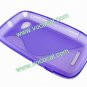 Purple S Style TPU Case Cover Skin for Motorola Domino XT531 XT532